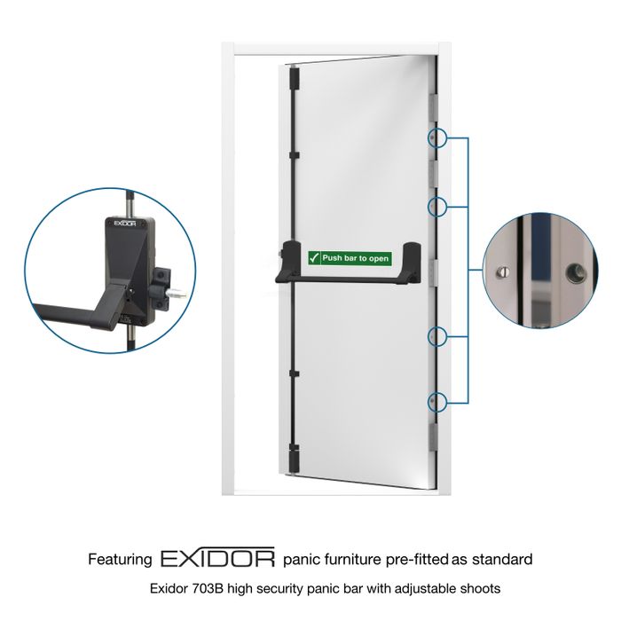 High Security Fire Exit Door